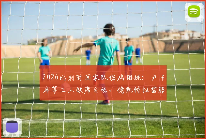 2026比利时国家队伤病困扰:卢卡库等三人缺席合练,德凯特拉雷膝盖缠绷带引关注